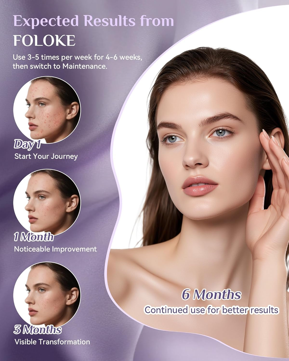 FOLOKE LED Light Therapy Mask Skin Care Mask