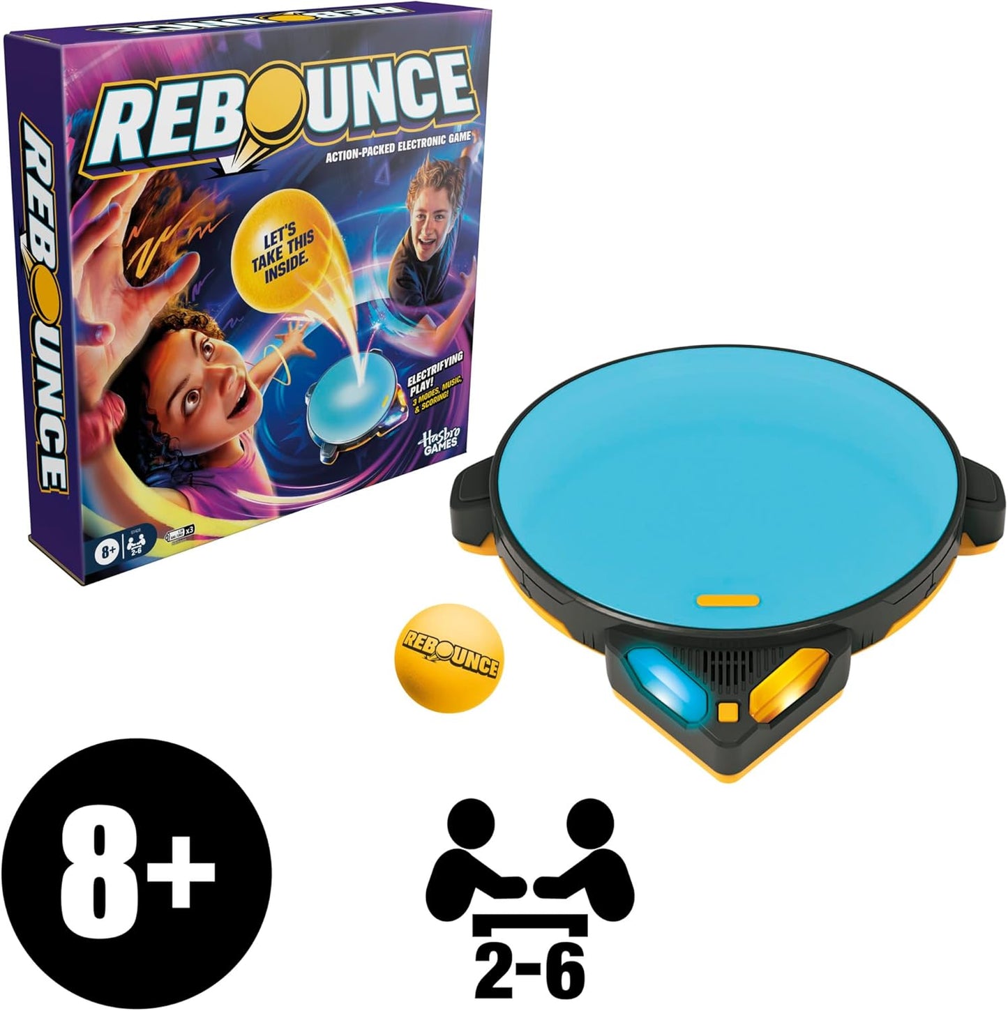 Hasbro Games Rebounce Game | Indoor and Outdoor Electronic Action Game