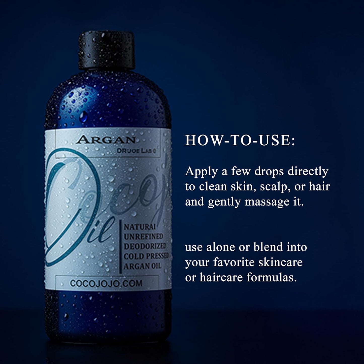 Cocojojo Argan Oil Deodorized for Hair Treatment Oils