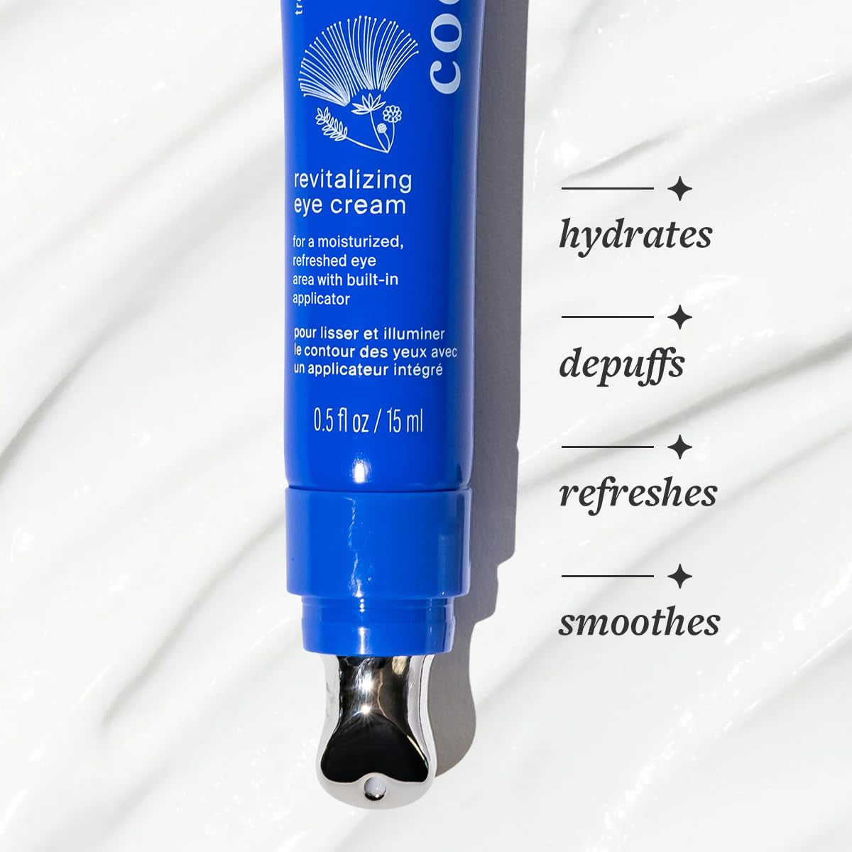 Revitalizing Eye Cream by Cocokind, Depuff & Reduce Fine Lines and Wrinkles