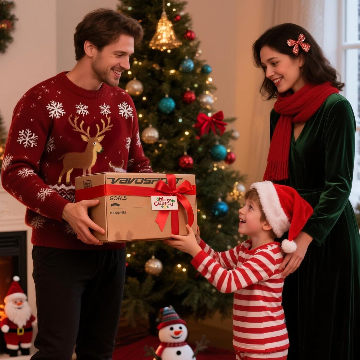 Kids Soccer Goals for Backyard Set - 2 of 4' X 3' Portable Soccer Goal Training Equipment, Pop up Toddler Soccer Net with Soccer Ball, Stocking Stuffers for Kids Youth Outdoor Games, Sports Play Gifts