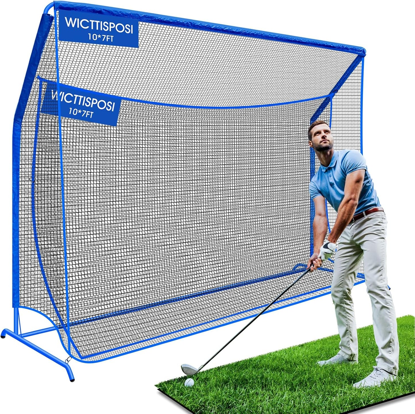 Golf Hitting Net with Extra Striking Net