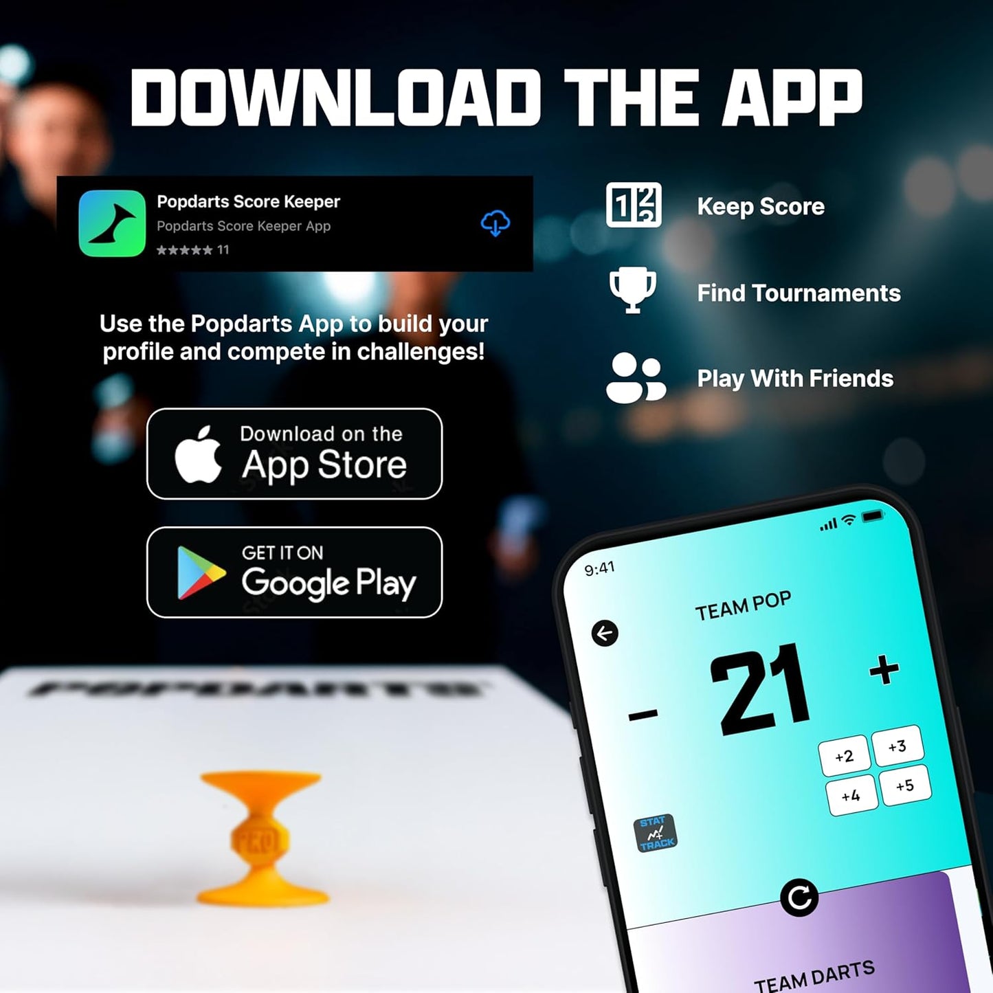 Popdarts PRO Pack Game Set (Fire & Ice)