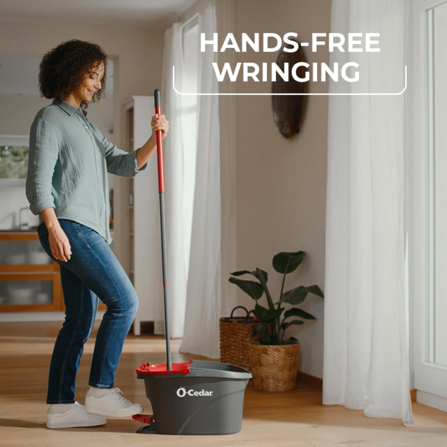 O-Cedar Easywring Microfiber Spin Mop