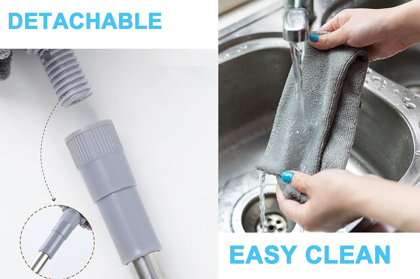 Upgraded under Appliance Cleaning Gadgets, Microfiber Gap Duster