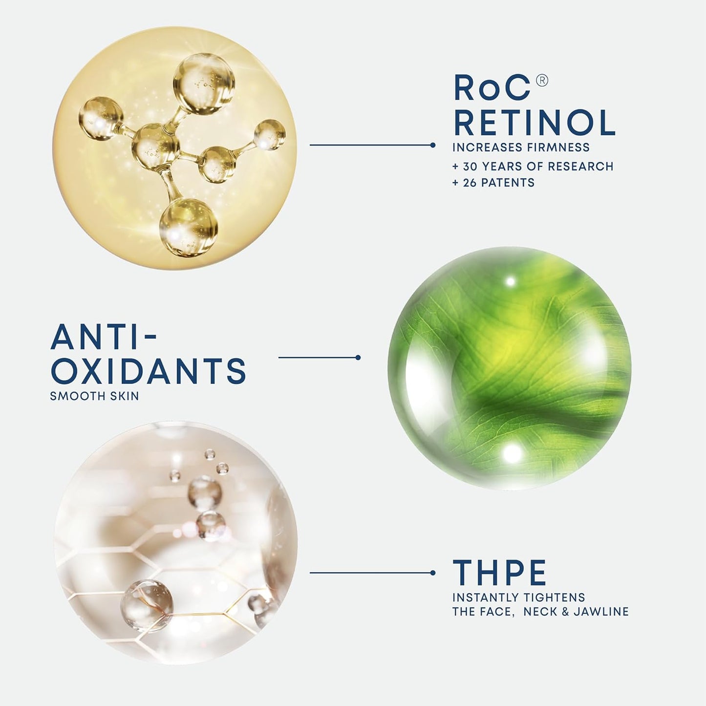 Roc Derm Correxion Retinol Firming Serum Stick with Antioxidants to Visibly Tighten and Firm Wrinkles and Laugh Lines 1.0 Oz plus Retinol Eye Cream Packette