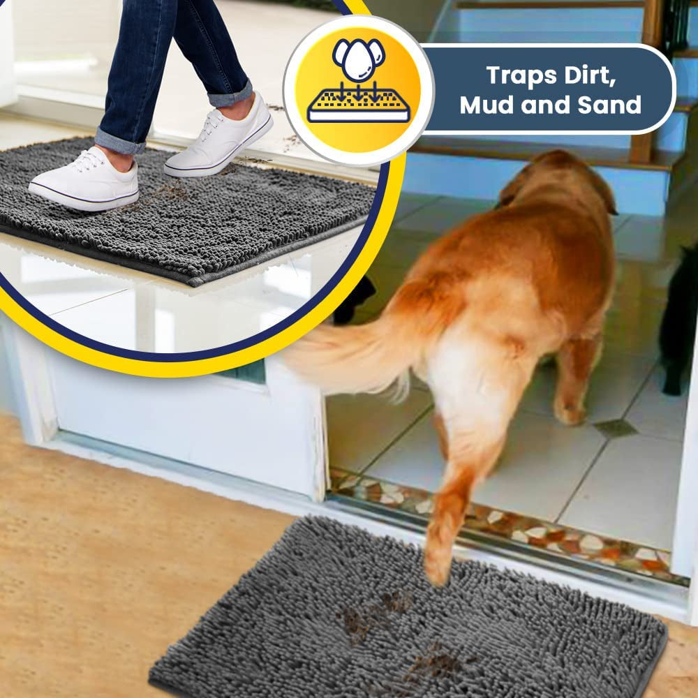 Muddy Mat® Shown on TV – Super Absorbent Microfiber Dog Door Mat