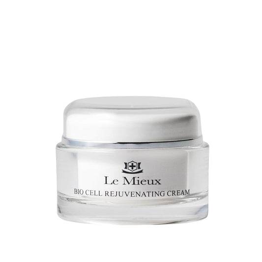 Le Mieux Bio Cell Rejuvenating Cream - Triple Peptide Facial Moisturizer with Hyaluronic Acid, Squalane & Rose Hip, Night & Day Cream for Face & Neck, No Parabens or Sulfates (1.75 Oz / 52 Ml)