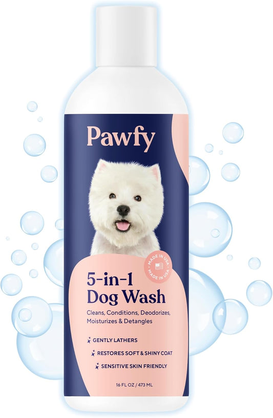 Pawfy Dog Shampoo and Conditioner for Itchy Skin Relief