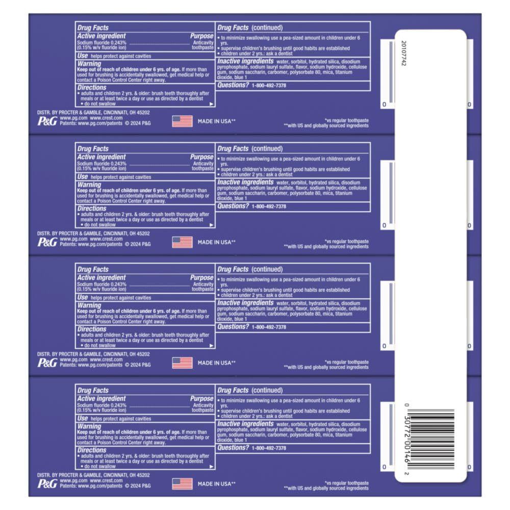 Crest 3D White Advanced Luminous Mint Teeth Whitening Toothpaste