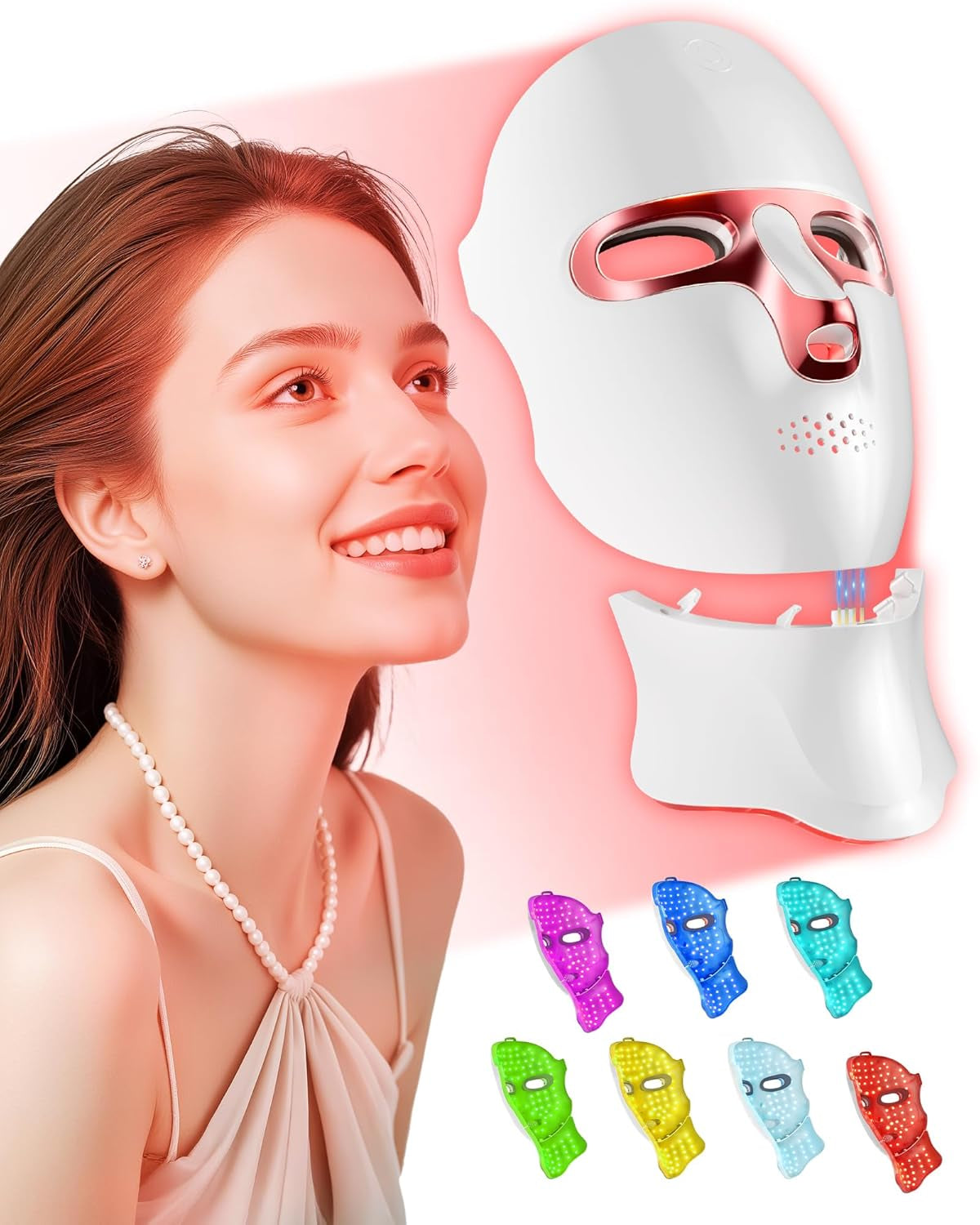 FOLOKE LED Light Therapy Mask Skin Care Mask