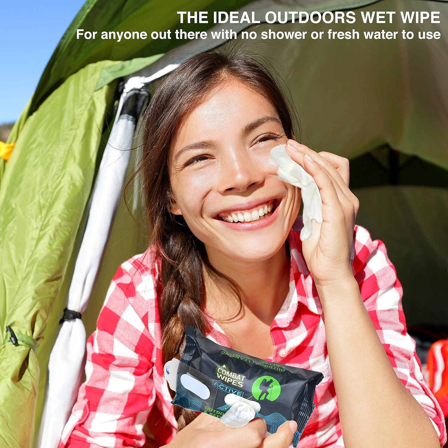 Combat Wipes ACTIVE Outdoor Wet Wipes