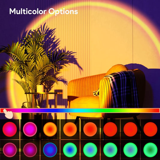 Sunset Lamp Projection Led Lights with Remote