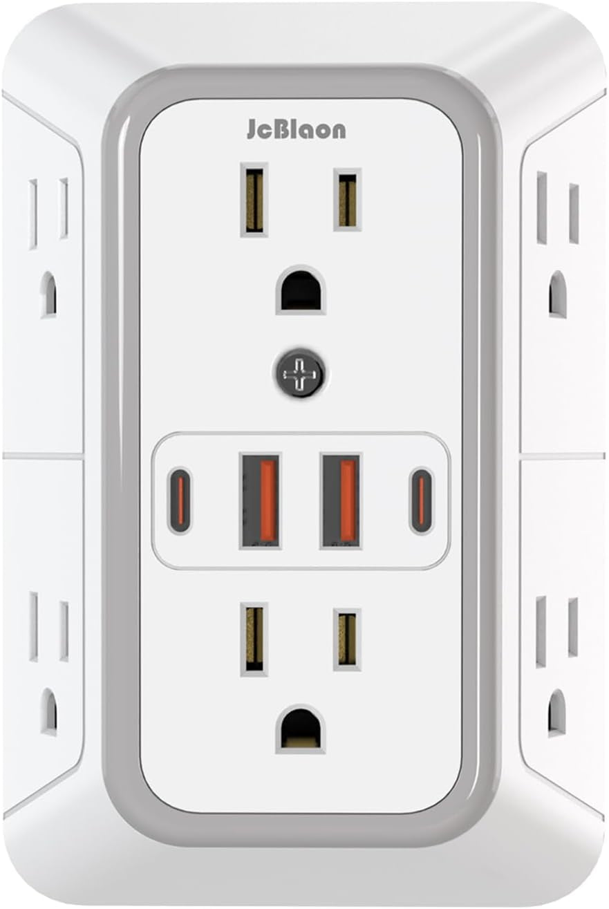Jcblaon Outlet Extender Surge Protector