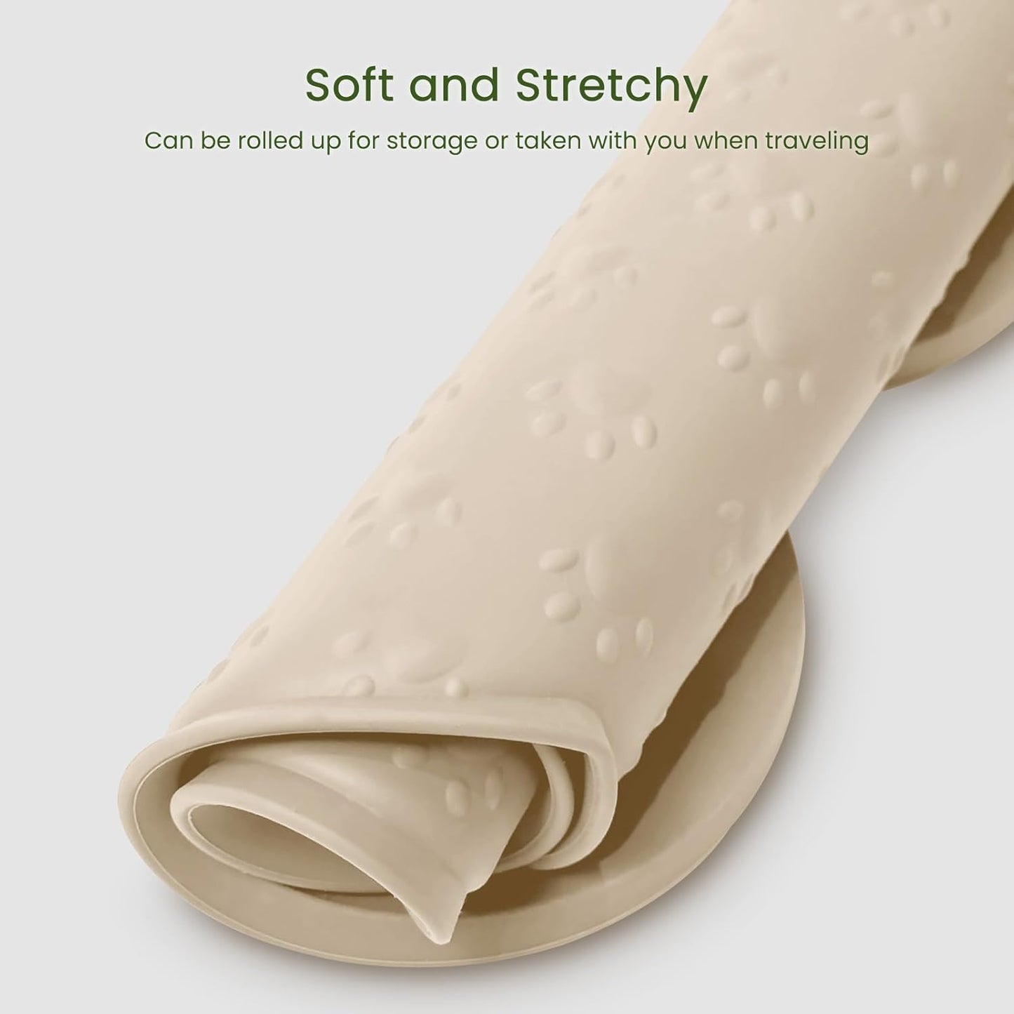 Dog Food Mat Anti-Slip Silicone Dog Bowl Mat 