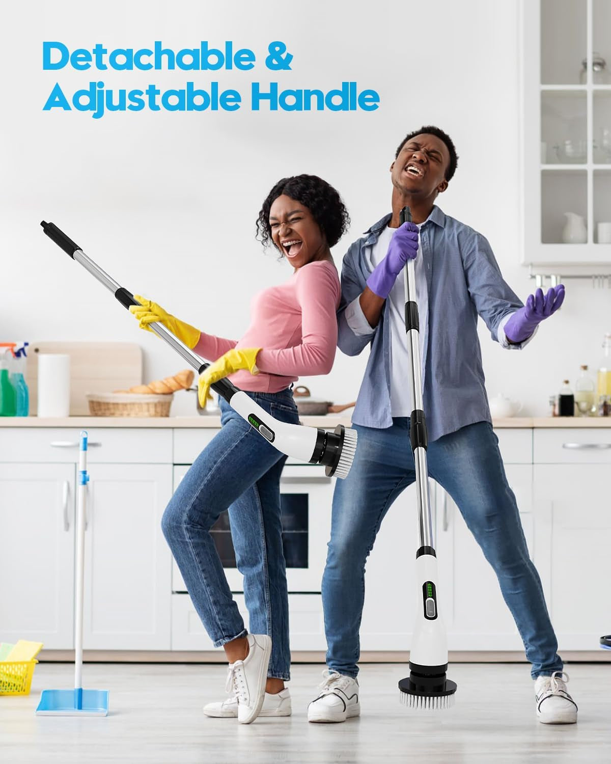 Electric Spin Scrubber for Cleaning Bathroom